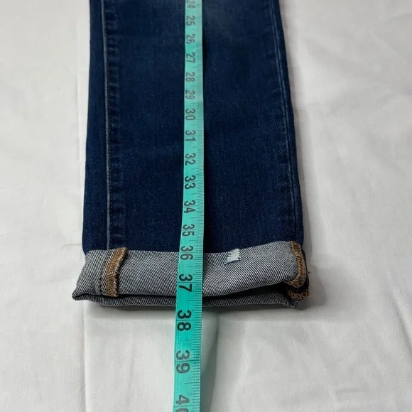 👖VERVET Flying Monkey High Rise Mom Jeans Size 25 Distressed Knee Cuffed NWT👖 - Picture 14 of 15